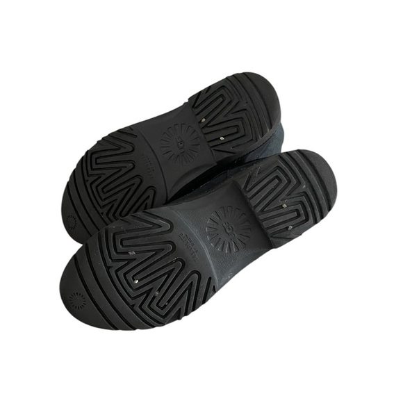 UGG Romely Short Buckle Boot Black Suede Fur Lined Women’s Size 7 - Picture 6 of 8